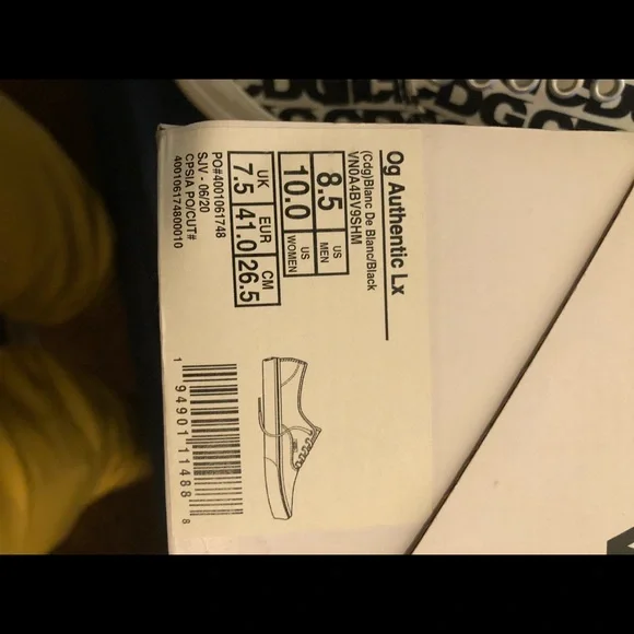 Comme des Garçons x OG Authentic LX ‘CDG Print - Blanc De Blanc’ worn once sz8.5 - Picture 8 of 10